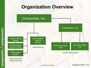 Compunetics Organization Overview